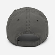 Load image into Gallery viewer, Black &amp; Bougie Distressed Hat
