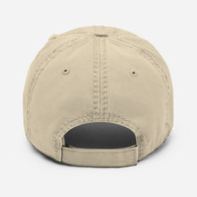 Load image into Gallery viewer, Black &amp; Bougie Distressed Hat
