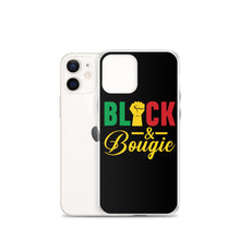 Load image into Gallery viewer, Black &amp; Bougie iPhone Case
