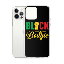 Load image into Gallery viewer, Black &amp; Bougie iPhone Case
