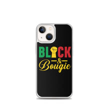 Load image into Gallery viewer, Black &amp; Bougie iPhone Case
