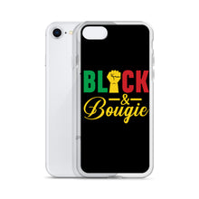 Load image into Gallery viewer, Black &amp; Bougie iPhone Case
