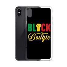 Load image into Gallery viewer, Black &amp; Bougie iPhone Case
