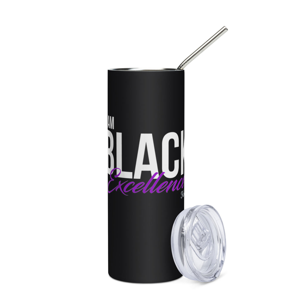 I AM Black Excellence Stainless steel tumbler