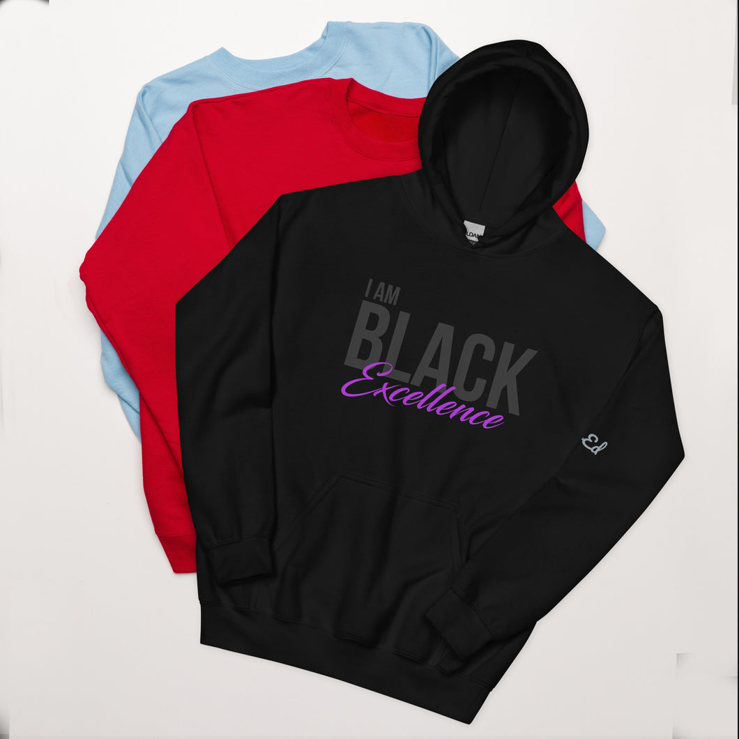 I Am Black Excellence Unisex Hoodie