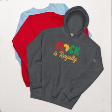 Load image into Gallery viewer, Black is Royalty Hoodie
