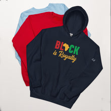 Load image into Gallery viewer, Black is Royalty Hoodie
